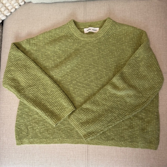 SAMSOE SAMSOE  zoey crewneck sweater - tarragon - Picture 3 of 7